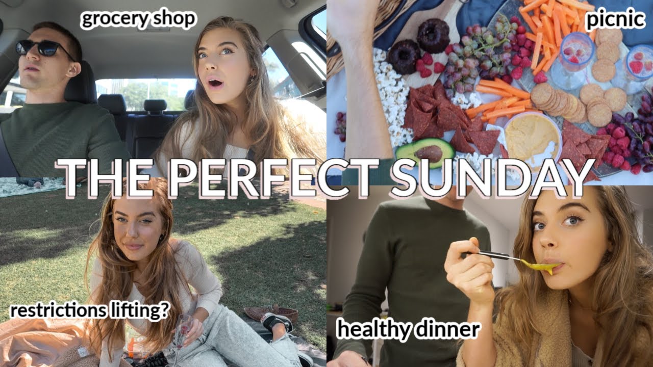 [QUARANTINE LIFE #5] Grocery Shop, Picnic + Healthy Dinner Recipe