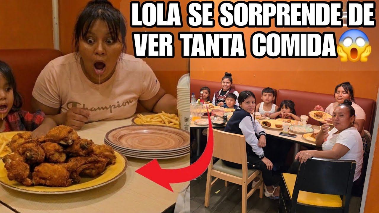 LOLA Se Queda Con La Boca Abrierta De Ver Tanta Comida😱 No Podia Creer Lo Que Iva Comer🤪