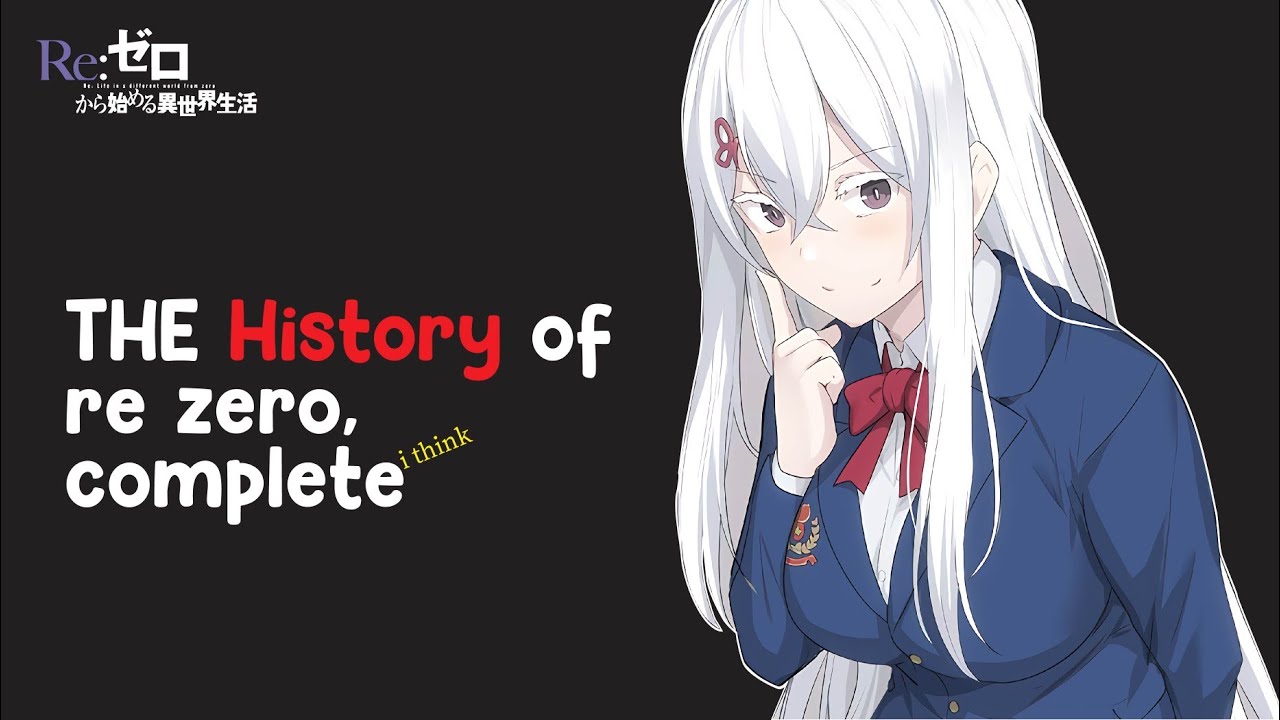 Re:Zero History Of The Entire World.