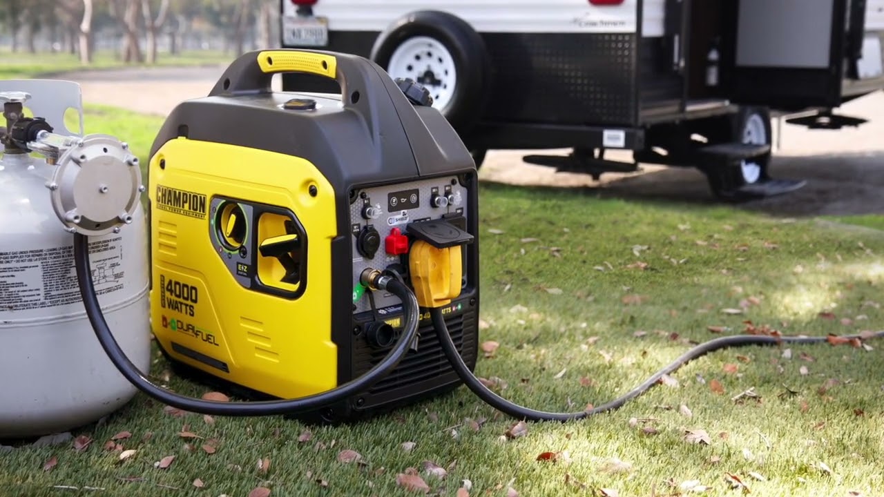 Champion 4000W Dual Fuel RV Ready Portable Inverter Generator with CO Shield&reg; (Mod. 201050)