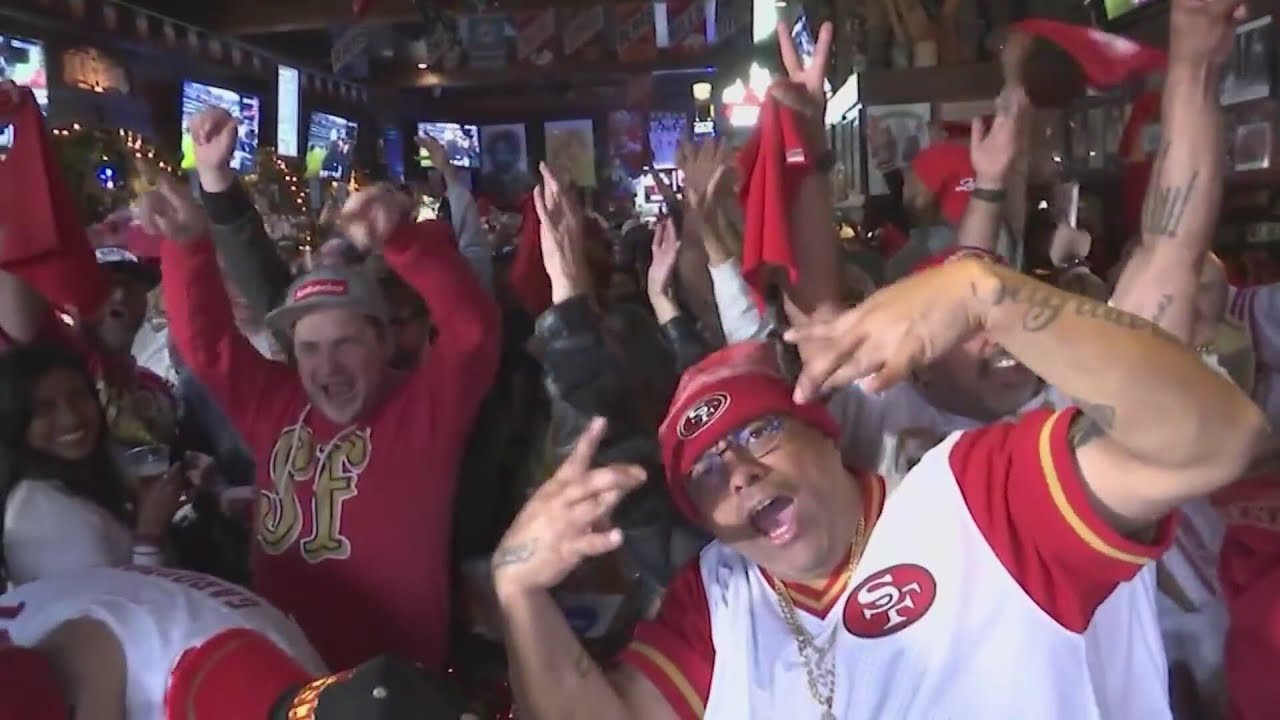 'That was intense!': 49ers fans celebrate nail-biting playoff win against Eagles
