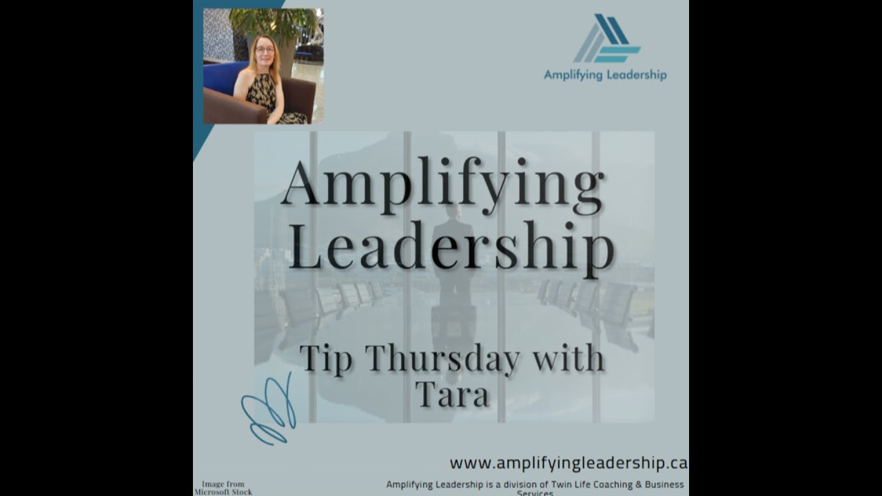 Tip Thursday with Tara - Leading Through Change and Naming the Ending