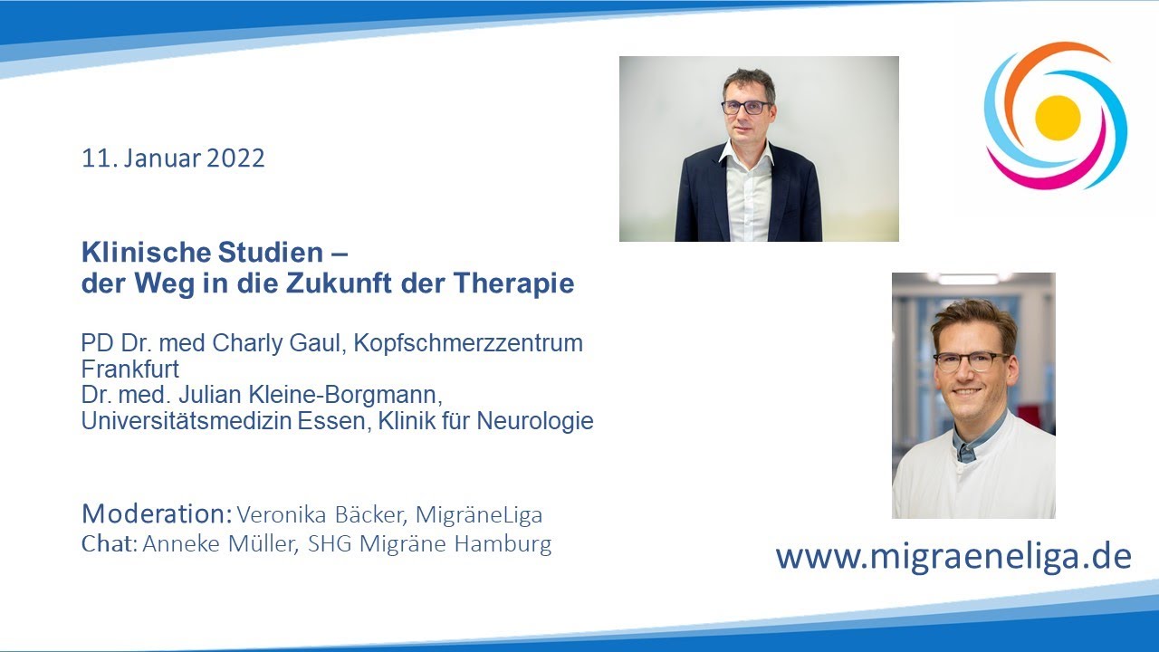MigräneLiga Seminare 2022 | Klinische Studien - der Weg in die Zukunft der Therapie