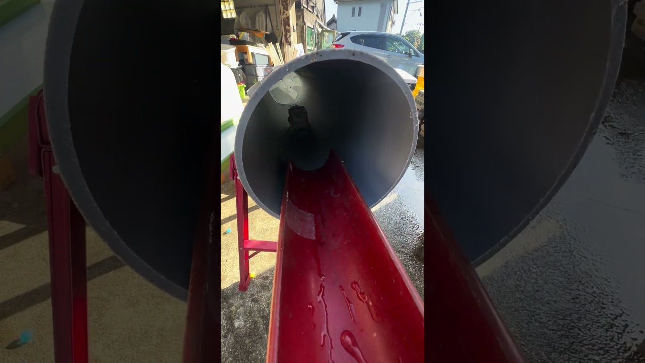 Гигантский туннель из ПВХ-труб 🌟 Невероятно успокаивающий водный аттракцион Marble Run #3 