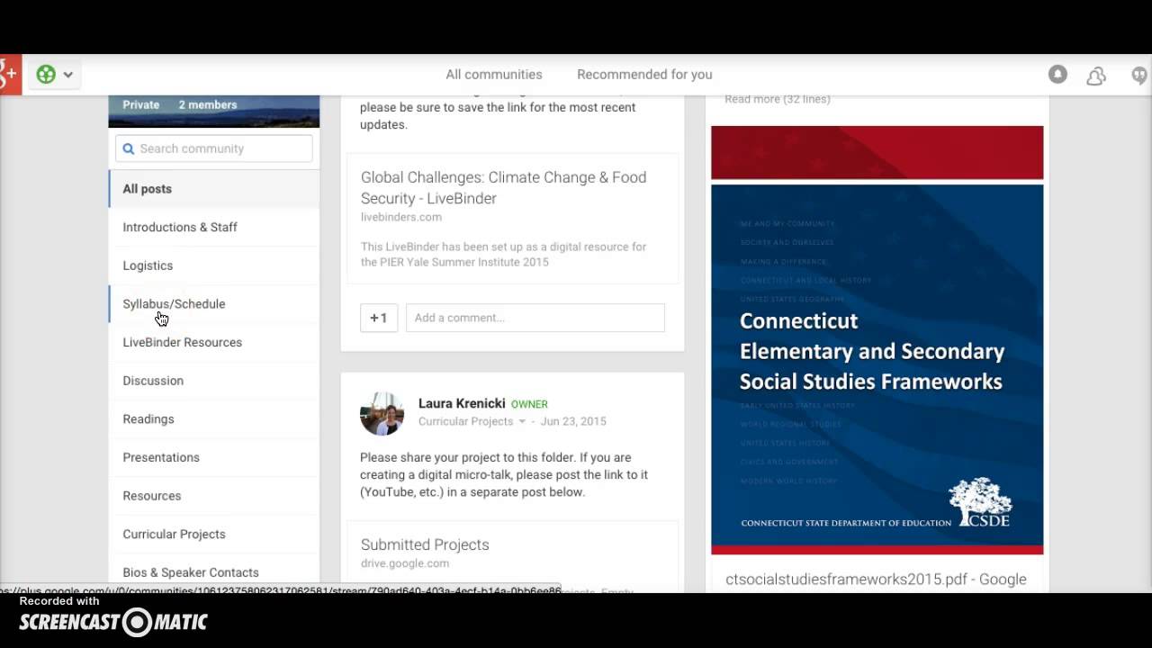 Google Communities Tutorial