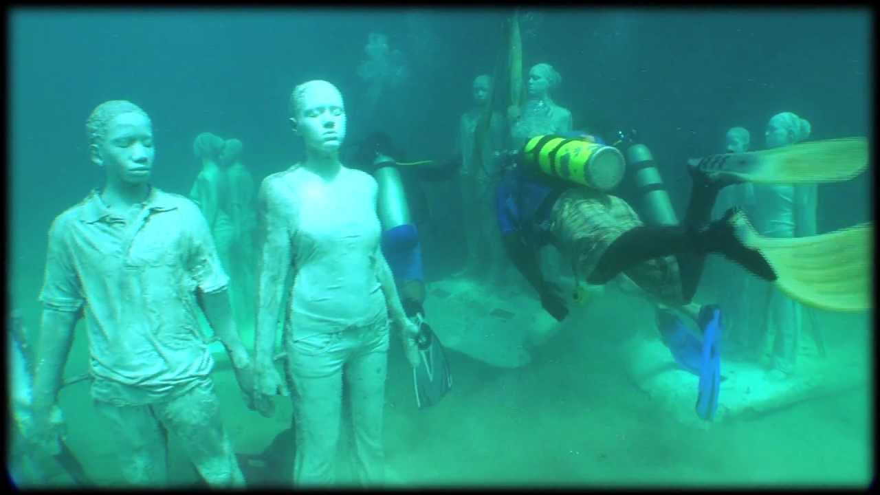 Sinking of Vicissitudes, Sculpture Park, Molinere Bay, Marine Protected Area, Grenada, West Indies