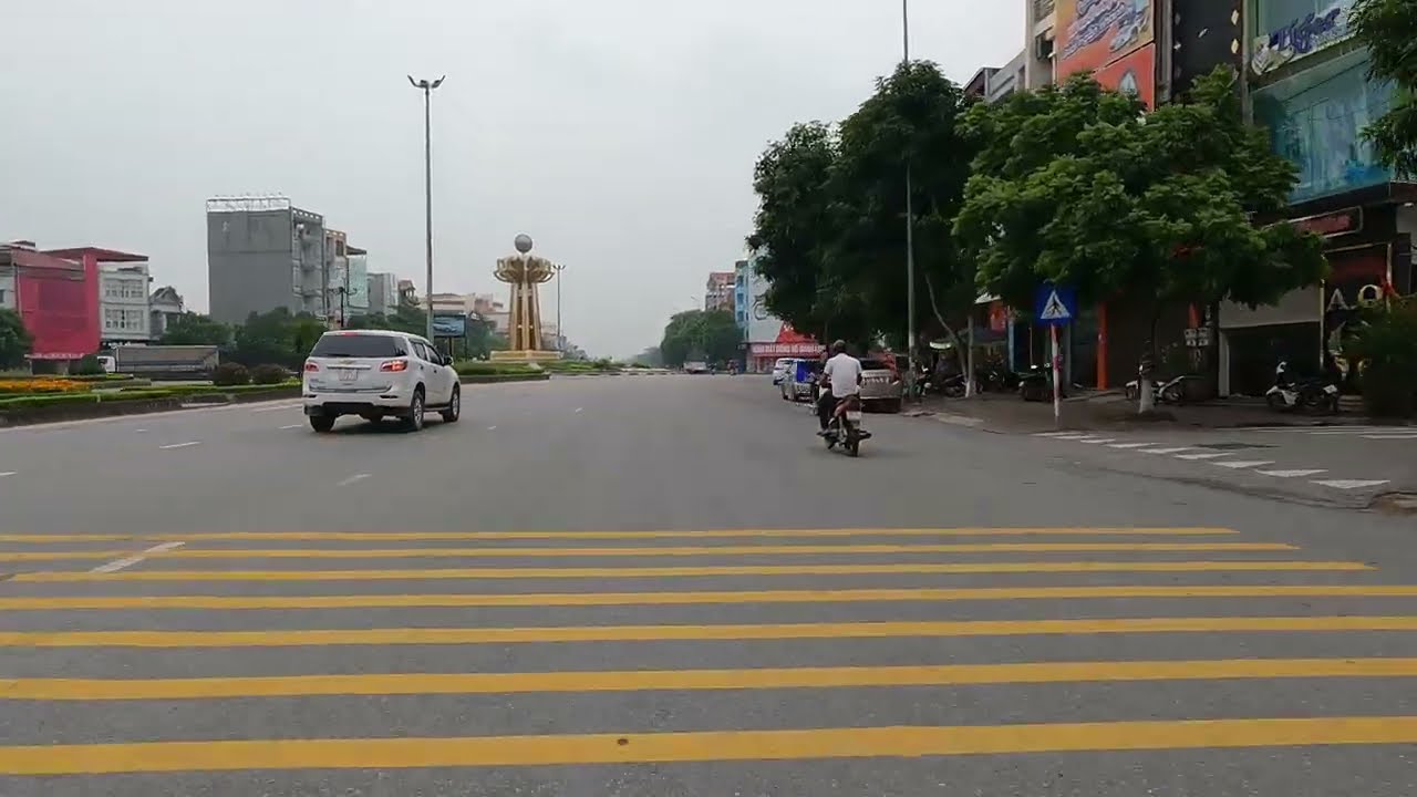 A Motorbike Ride in  Hung Yen City | Vietnam 4K