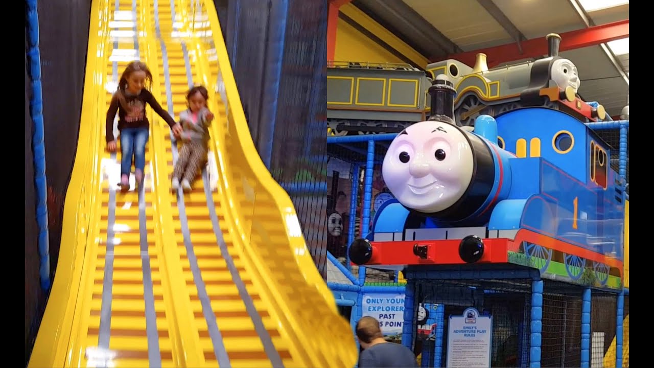 Long Slide /Indoor Playground Family Fun for Kids/Thomas Land Park