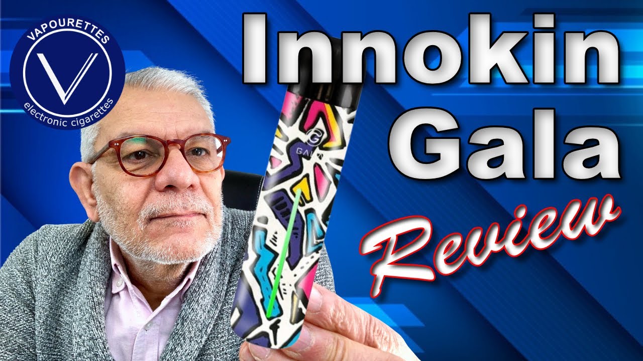 Innokin Gala Pod Mod system Review, Tutorial and how to. Ceramic pod, Good TH, 500mAh.