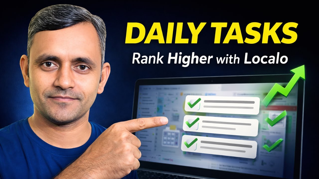 Localo Tasks Feature Explained | Daily Actions to Rank Higher on Google Maps 🚀 Guddu Kumar