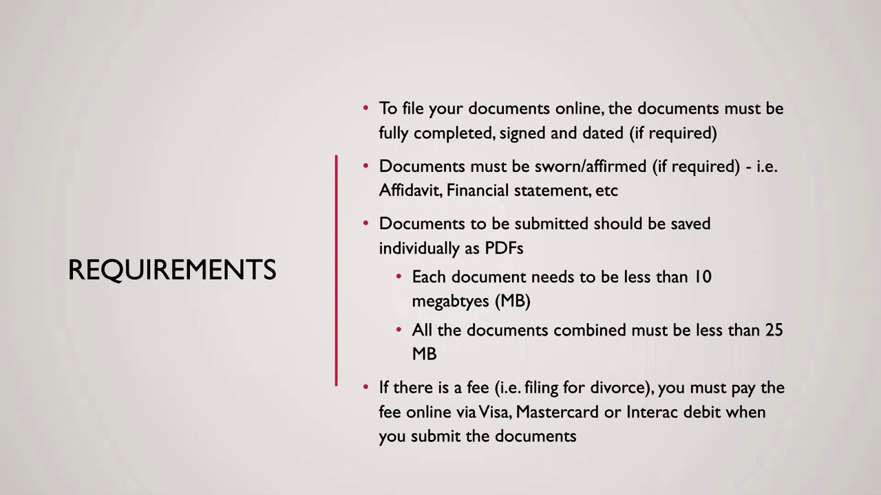 Family Court Support Series, Video 3: Filing Family Court Documents Online