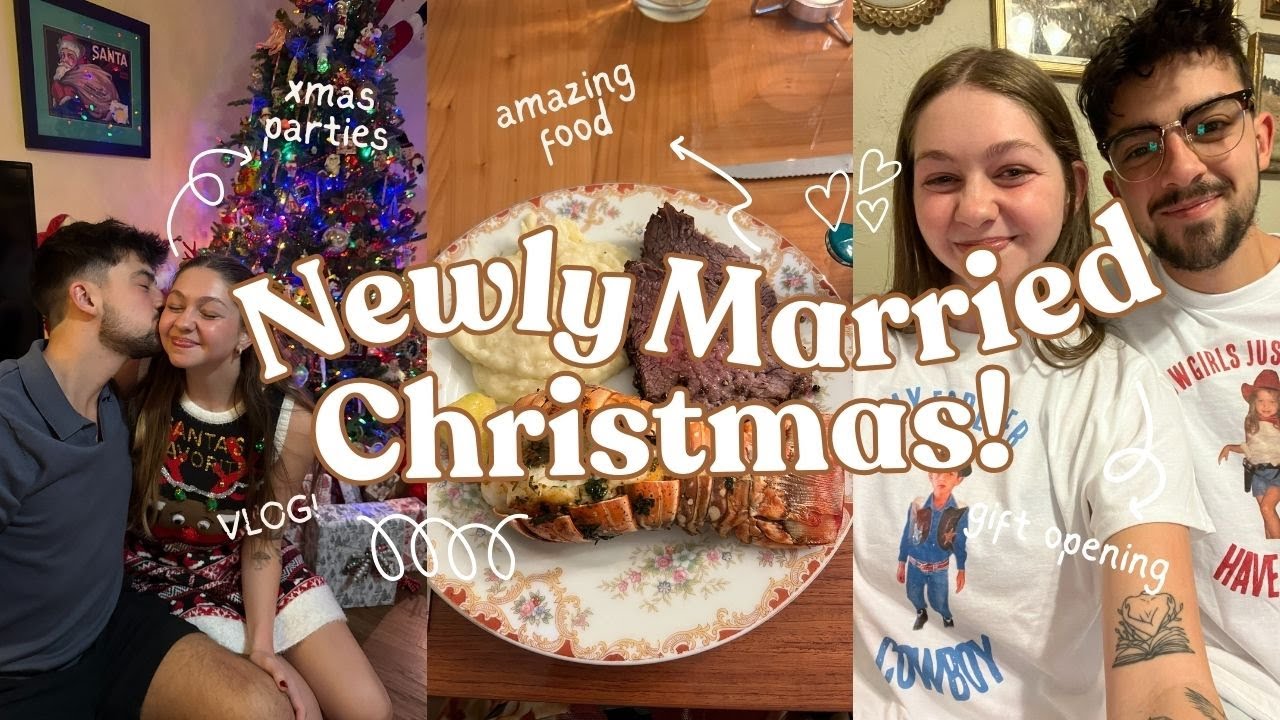 Проведите праздники с нами! Видеоблог молодоженов!! 🌟🤶🏼💍🎄 Распаковка подарков, подготовка к вечер...