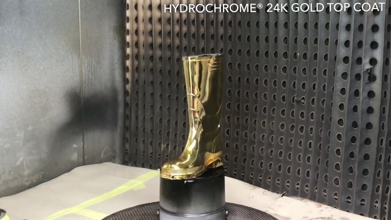 Spray on chrome Gold Chrome Hydrochrome