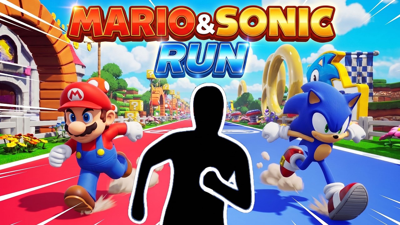 4K Immersive Interactive Warm Up丨Sonic &times; Mario Rush丨Easy Daily Routine | New Moves #49（No AI）