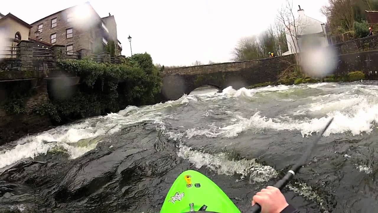 River Leven Kayaking Trip Backbarrow Bridge with Elliott Davidson