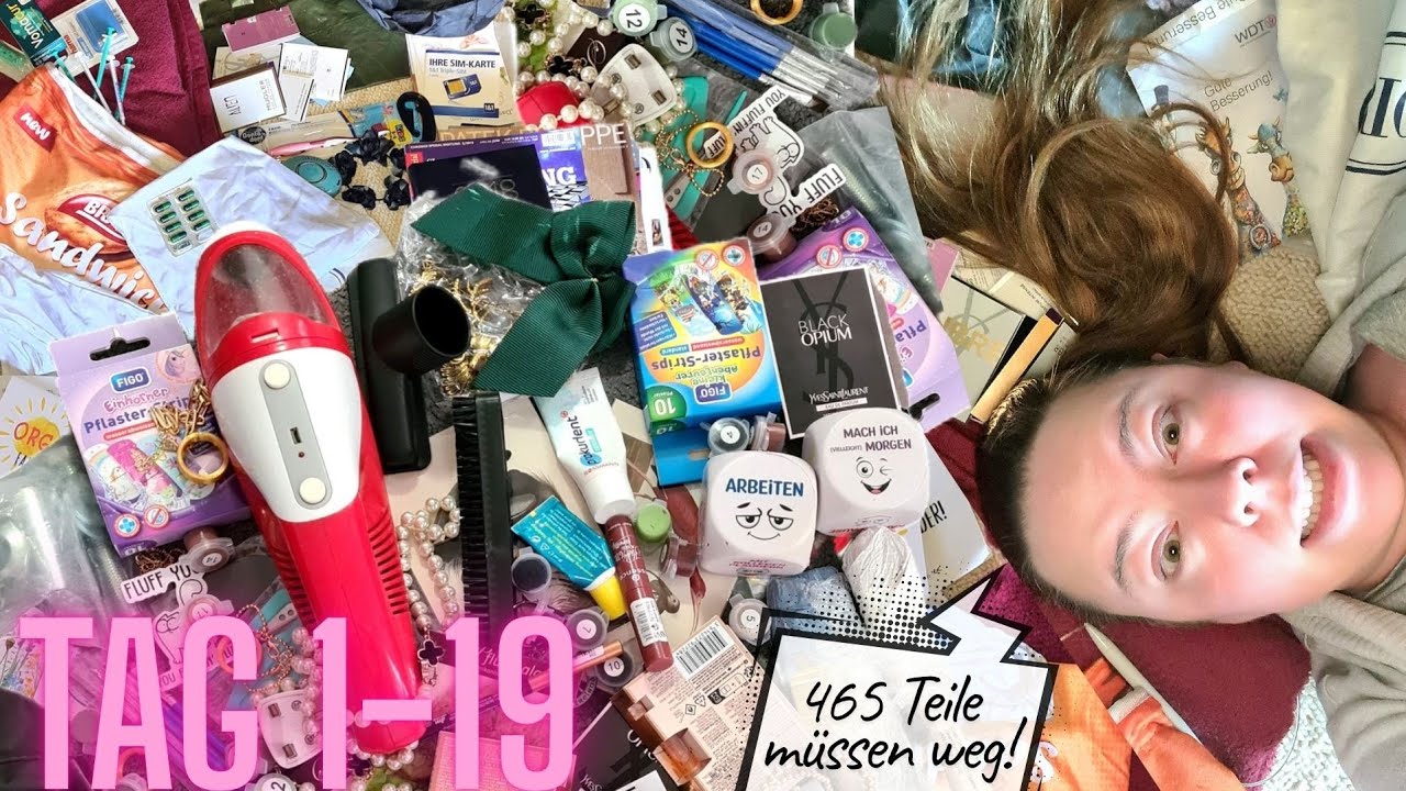 Kann ich 465 Teile in 30 Tagen ausmisten? ✨️Minimalismus Challenge extra schwer!