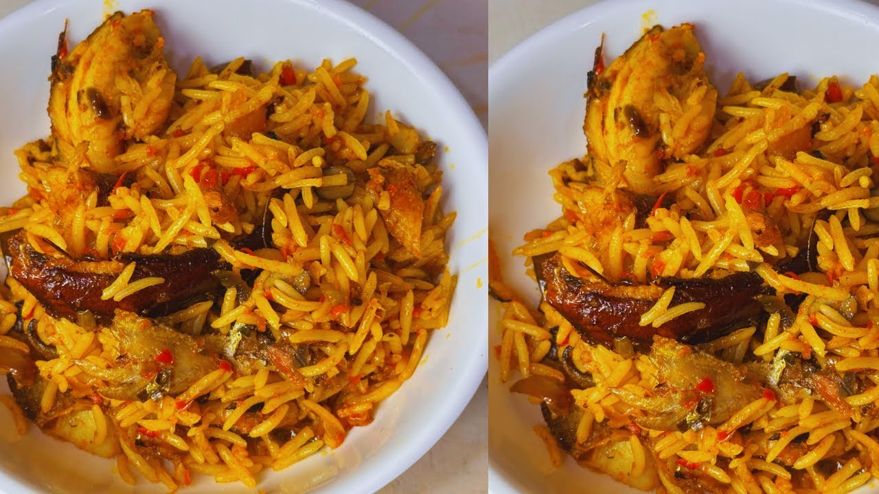 The Nigerian Palm Oil Rice You’ll Fall in Love With | Easy Native Rice with Panla Fish 