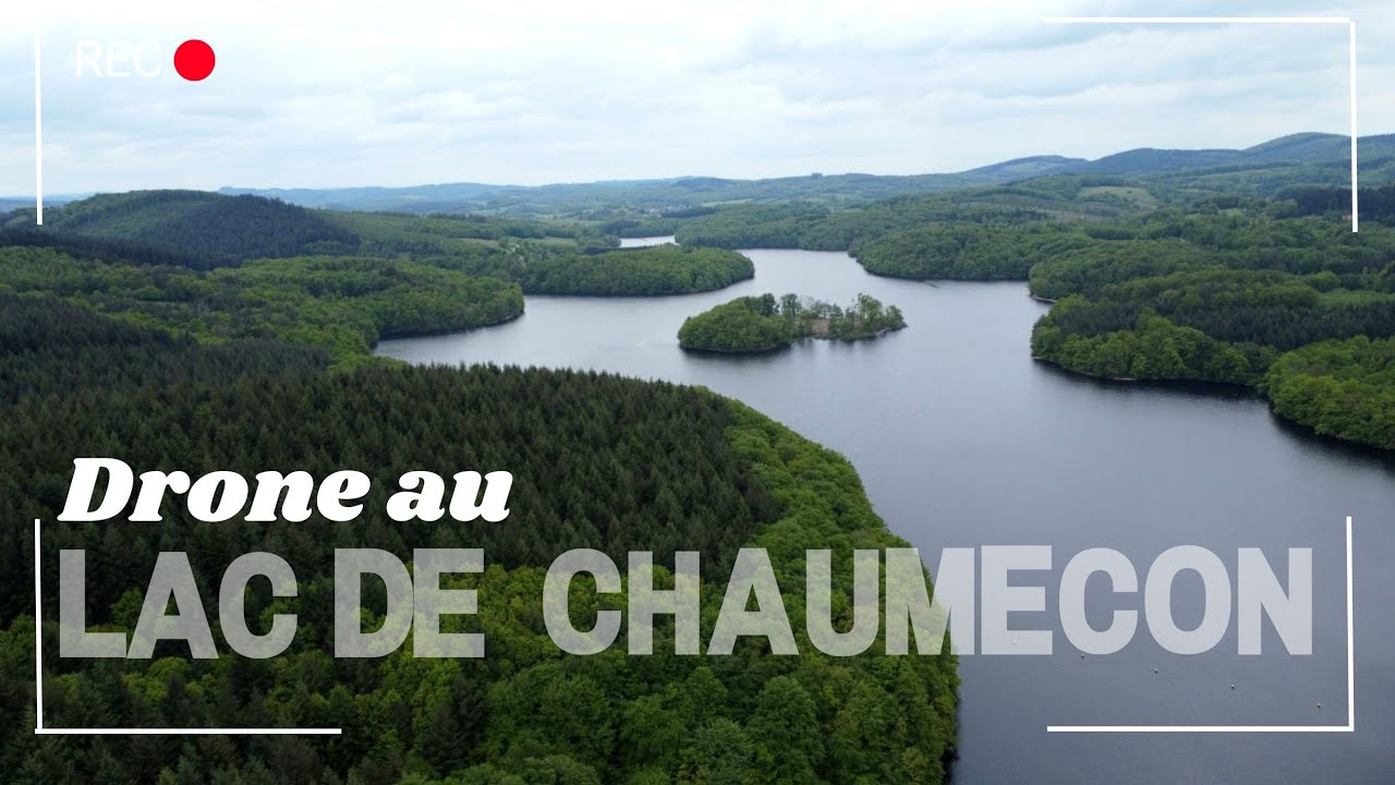 Vu du Ciel : Le lac de Chaumeçon au cœur du Morvan !
