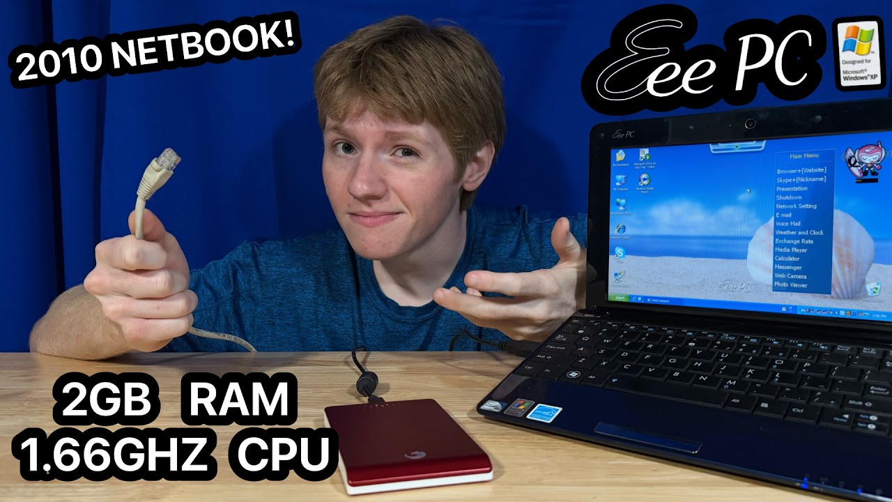 Пытаюсь пользоваться нетбуком Eee PC 2010 года... (XP, W10, Linux)