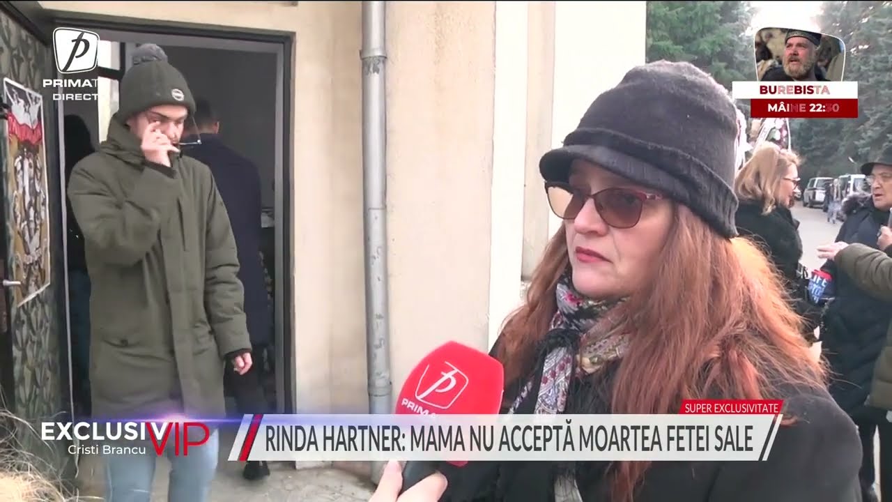 Sora Ronei Hartner, declarații înainte de înmormântare: Mama e foarte afectata