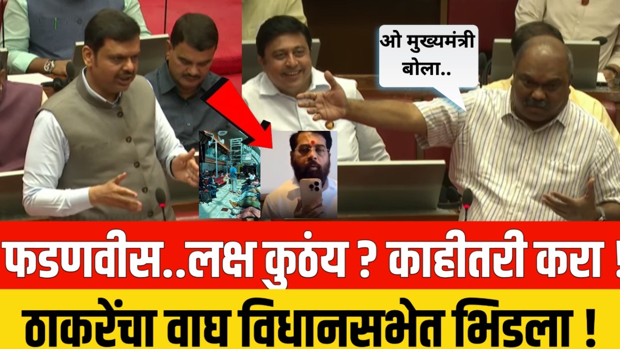 ओ फडणवीस..लक्ष कुठंय ? काहीतरी करा ! ठाकरेंचा वाघ विधानसभेत भिडला ! Anil Parab Shivsena