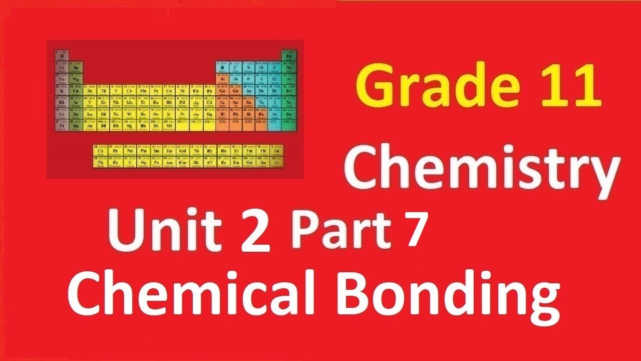 Grade 11 Chemistry Unit 2 Chemical Bonding Part 7 Molecular Geometry