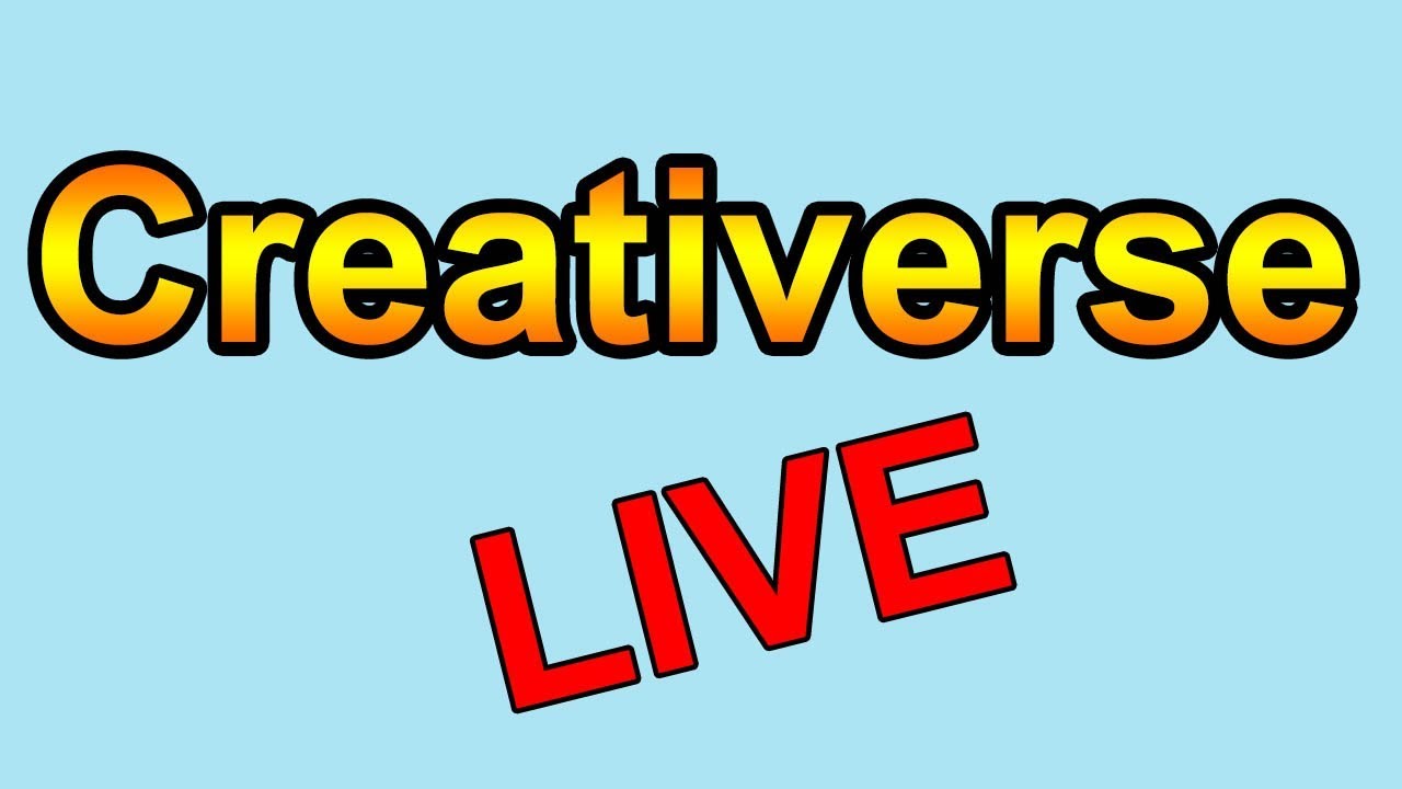 Creativerse LIVESTREAM! - Building and Farming and such!