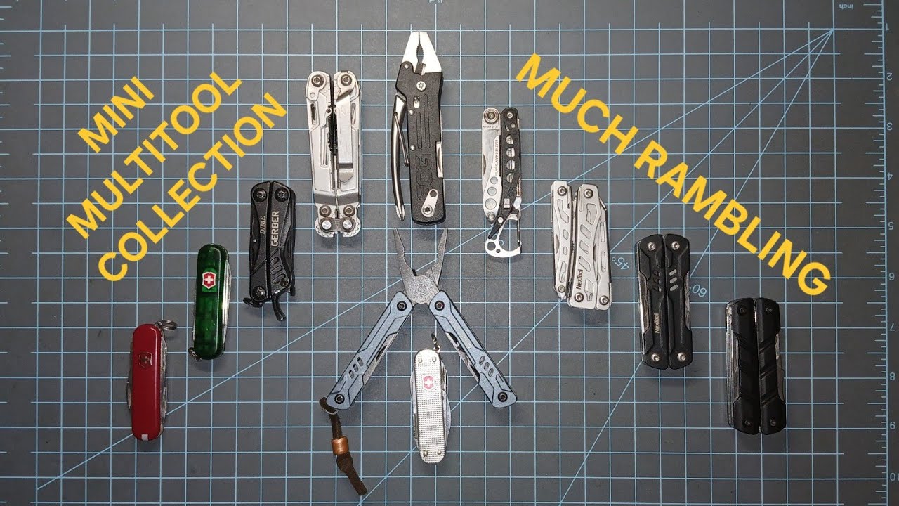 MY MINI MULTITOOL COLLECTION:  top 10 minitools? #EDC #pliers #multitools