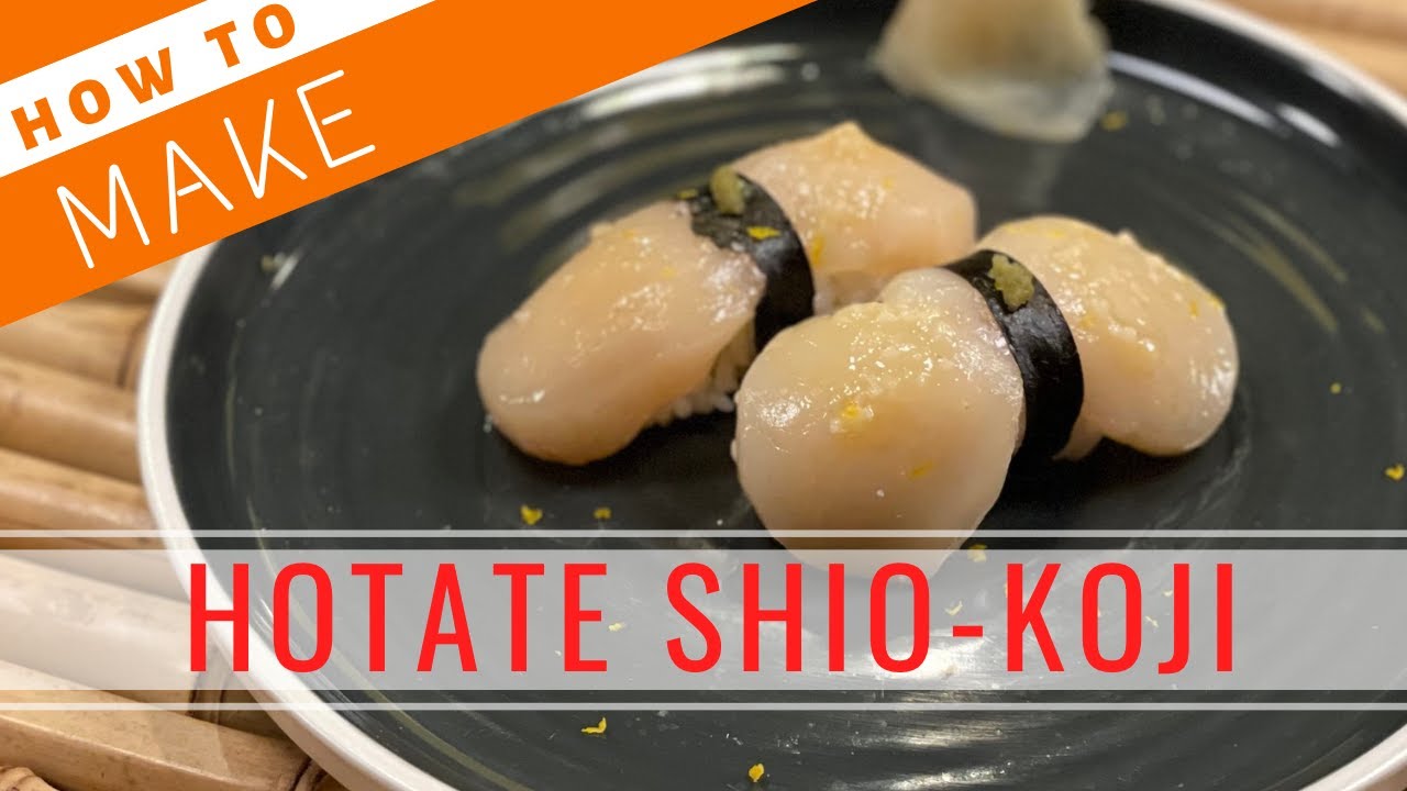 How to Make Hotate Shio-Koji【Sushi Chef Eye View】
