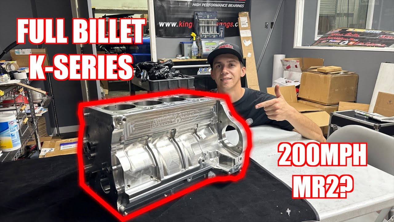 Our New BILLET K20 BLOCK For The Mr2!