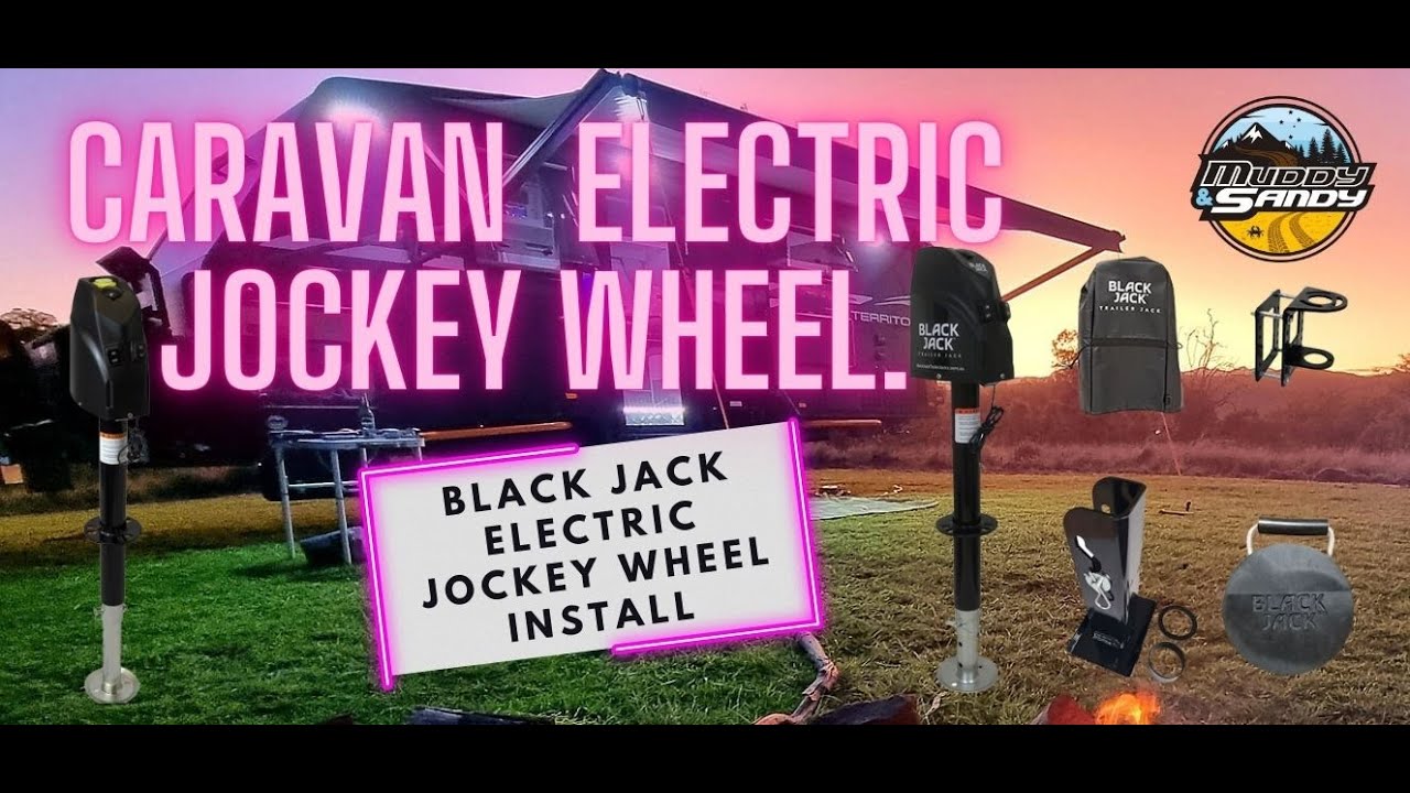 Black Jack Caravan Electric Jockey Wheel Install