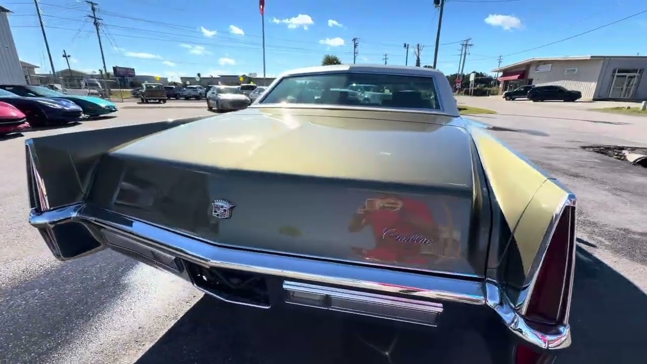 Видеозапись за рулём Cadillac Coupe DeVille 1970 года! 46 000 реальных миль! Великолепно!