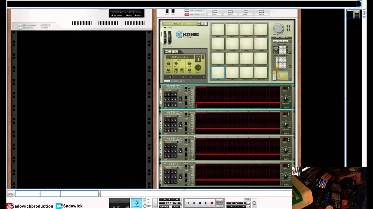 Reason 7 - A Fun Way to Sequence Drums With Kong