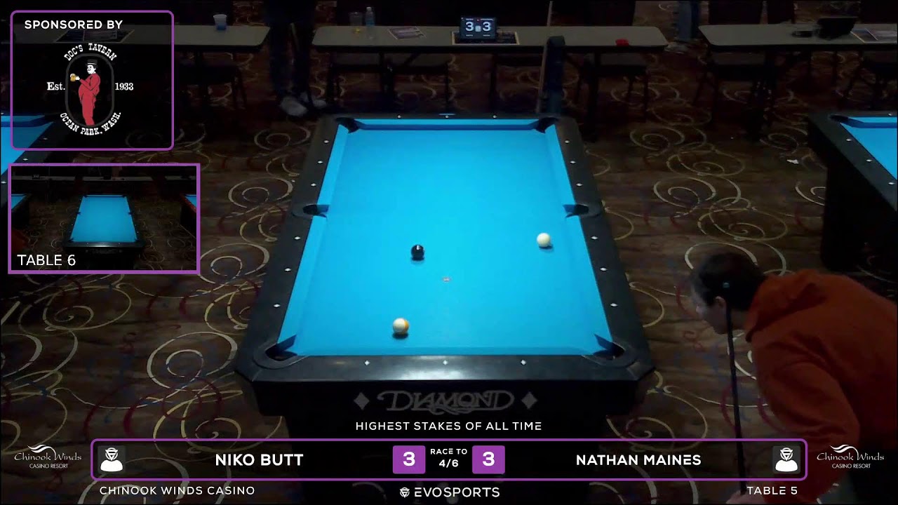 NIKO BUTT vs NATHAN MAINES - WBCA 8 BALL 2026 - TABLE 5 | EvoSports
