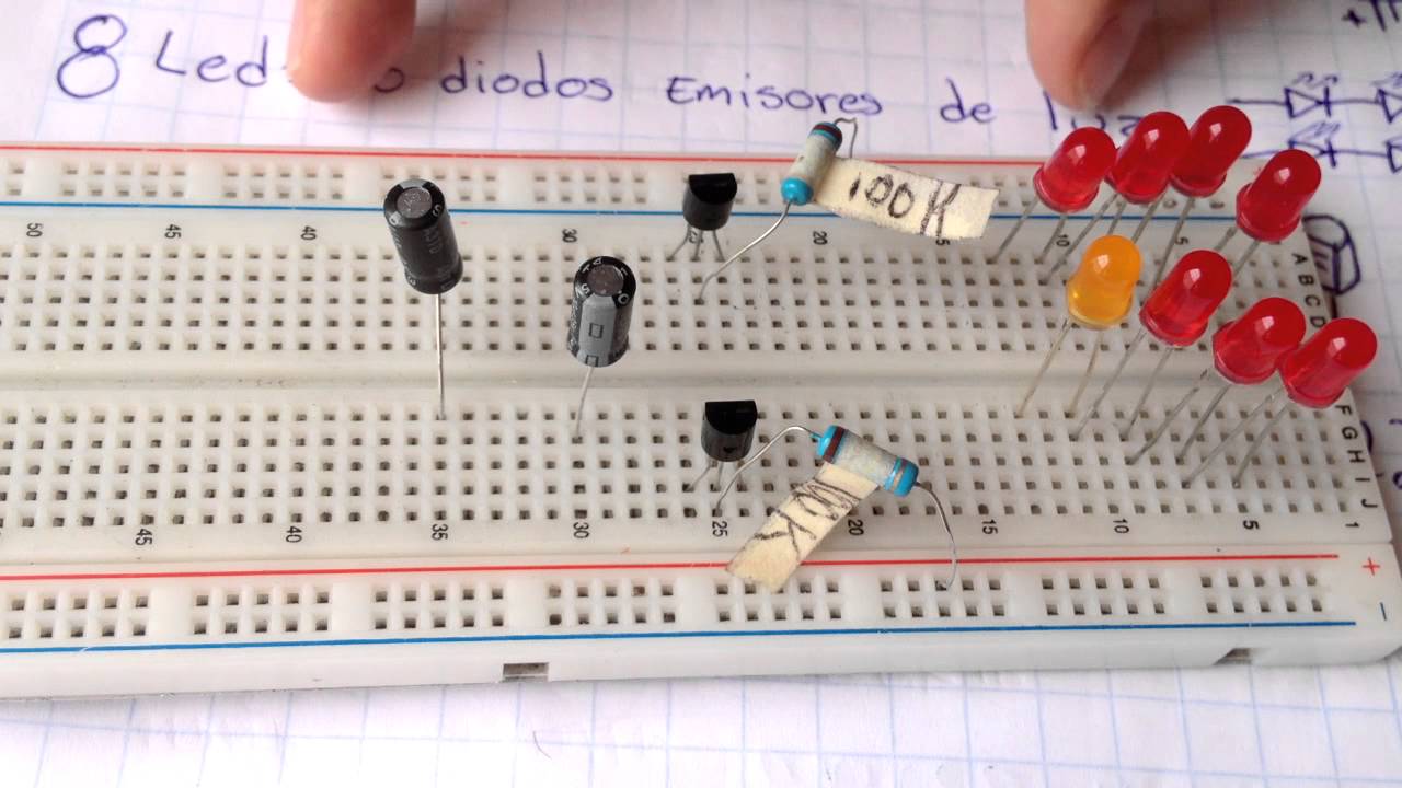 Leds: Practica Con Leds, Destellador, Leds Intermitentes, etc... | LA ELECTRONICA 