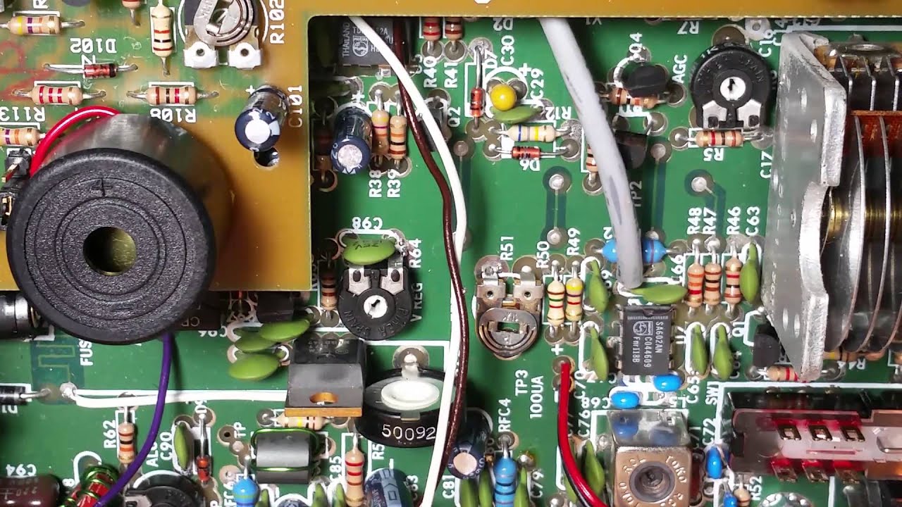 Installing frequency counter in MFJ-9420 mfj-9420 SSB TRANSCEIVER 20-METER QRP