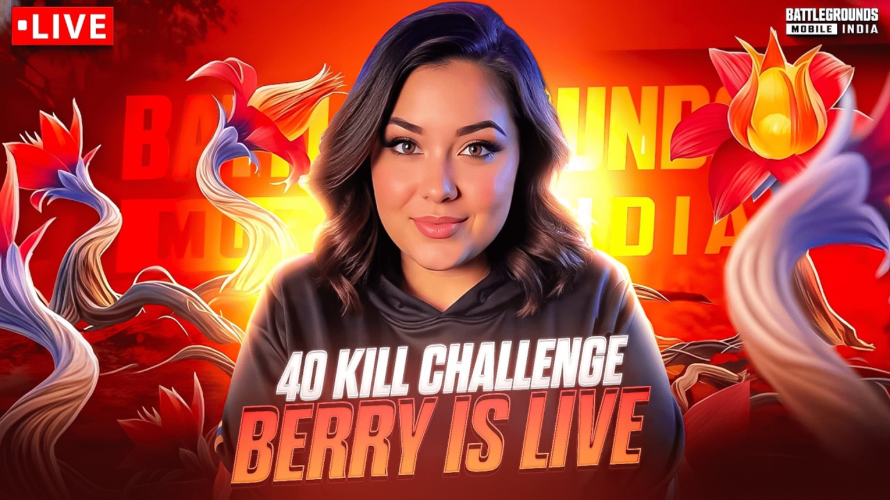 🔴LIVE : LET'S AIM FOR 40 KILLS | RUSH GAMEPLAY ONLY IPAD PRO M4 | BERRY IS LIVE