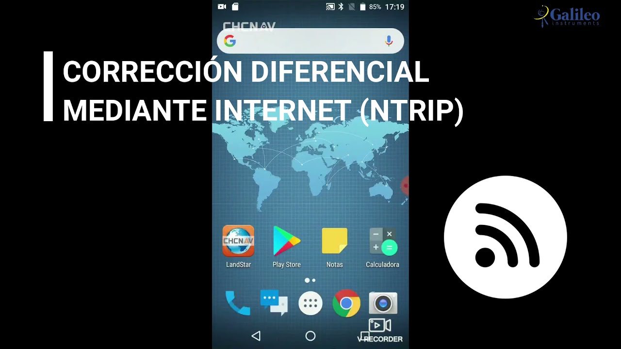 CORRECCIÓN DIFERENCIAL EN TIEMPO REAL MEDIANTE INTERNET (NTRIP) CON RECEPTORES GNSS i50