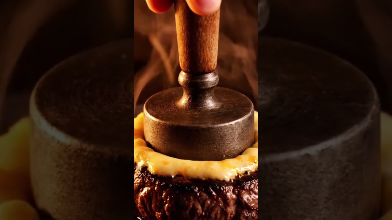 Molten Cheese + Juicy Steak = Pure Heaven. 😍 Seal , Stamp , Art, Melting, Pouring, Stamping