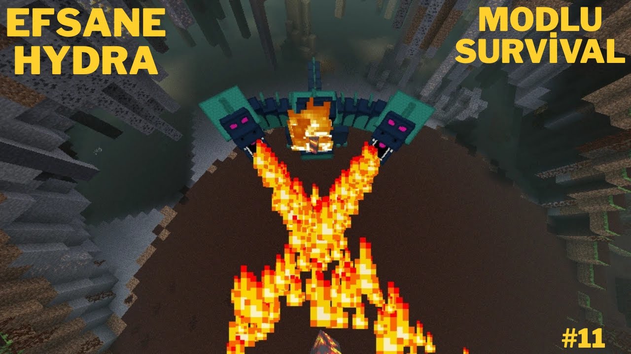 Minecraft Modlu Survival | Üç başlı ejdeyra | Sezon 1 - Bölüm 11