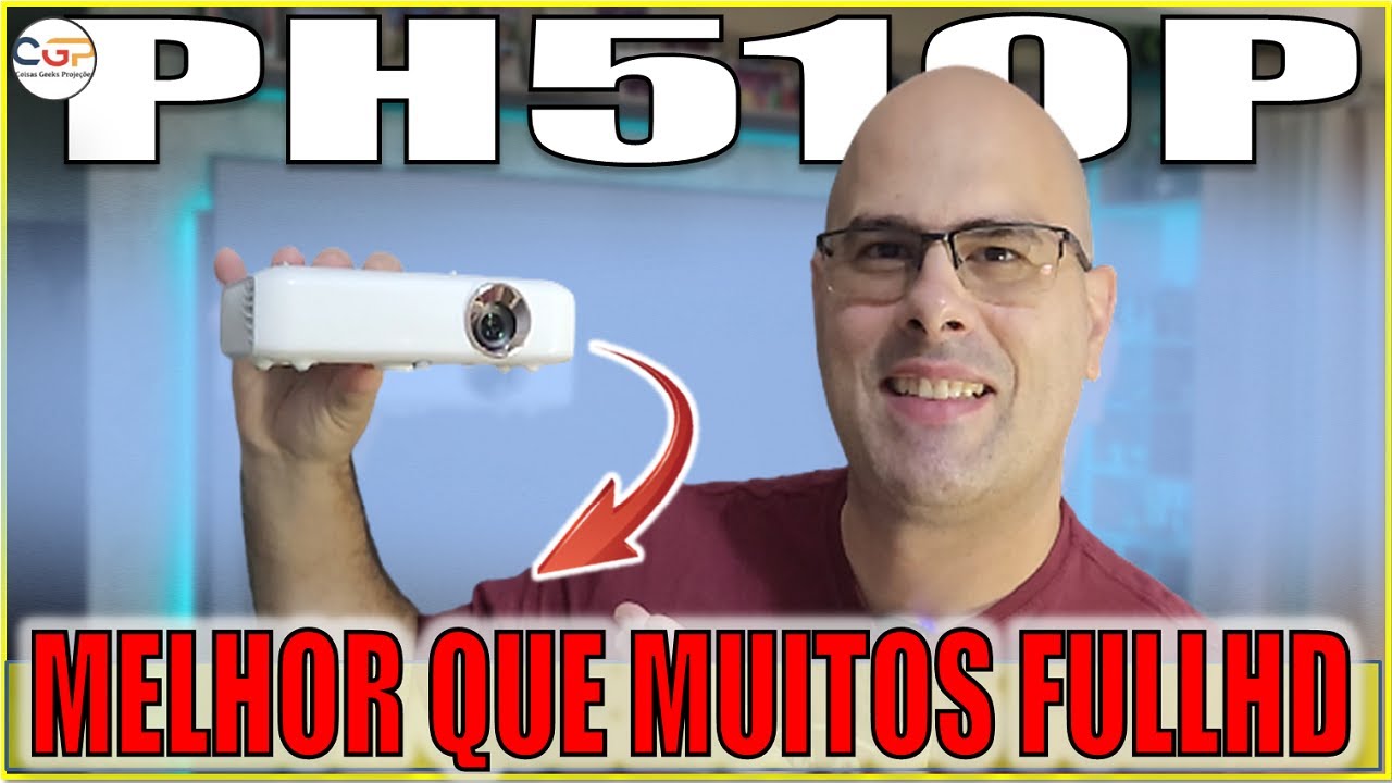 PROJETOR LG PH510P TEM QUALIDADE DE SOBRA E MELHOR QUE MUITOS FULLHD! Geek197