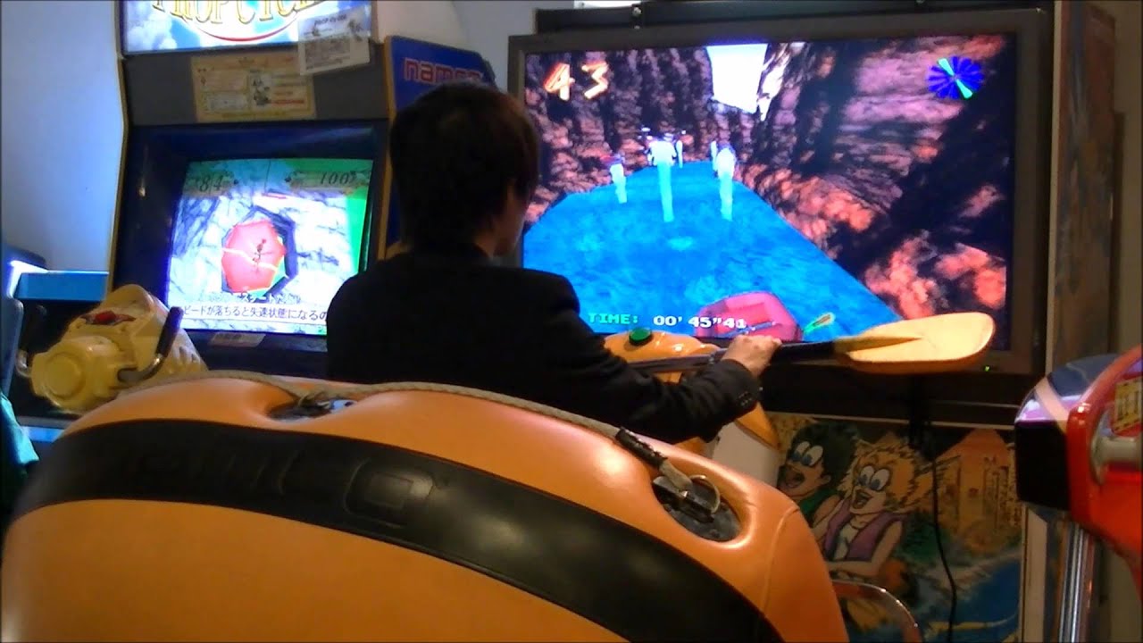 ★日本ゲーム博物館　NAMCO　RAPID RIVER