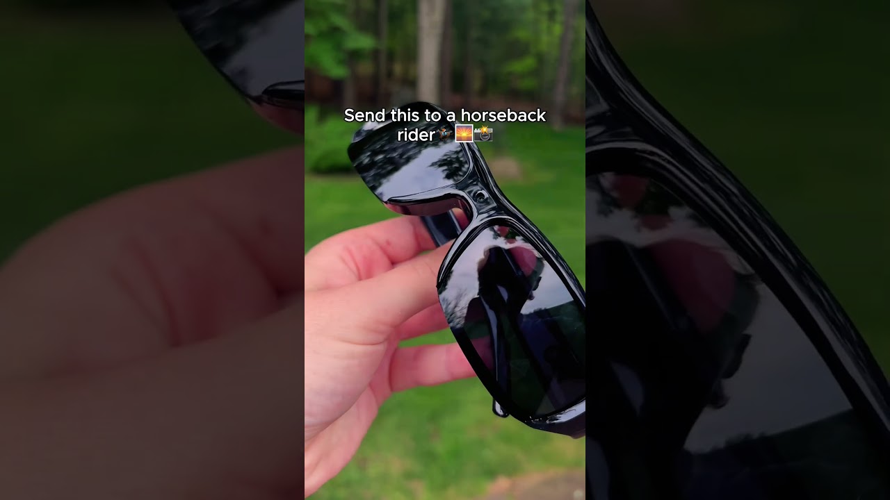 These glasses are so sick 🤩 #pov #horseback #horsebackriding #horses