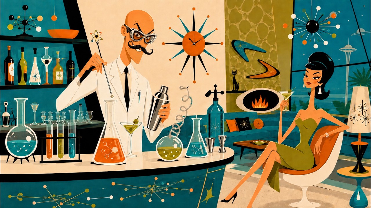 ATOMIC COCKTAIL LABORATORY | 60S COCKTAIL LOUNGE MUSIC 