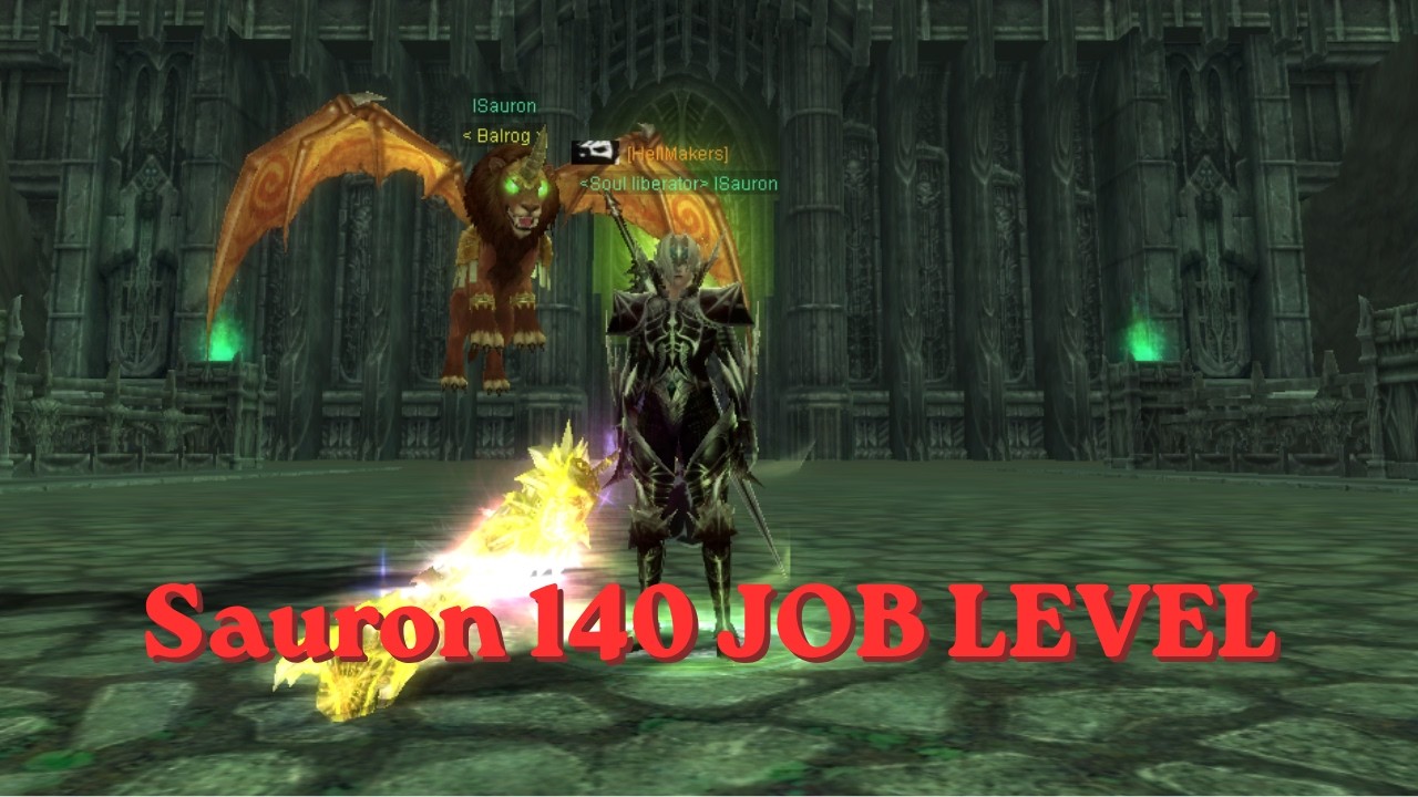 Sauron GOES FOR 140 JOB LVL & GOOD WARS AND PVP !!! Silkroad Online