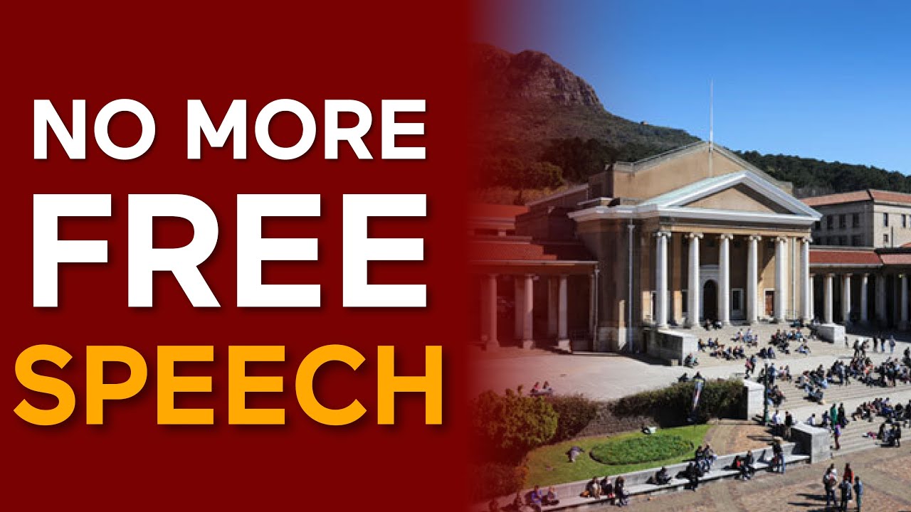 No more FREE SPEECH at UCT? | David Benatar