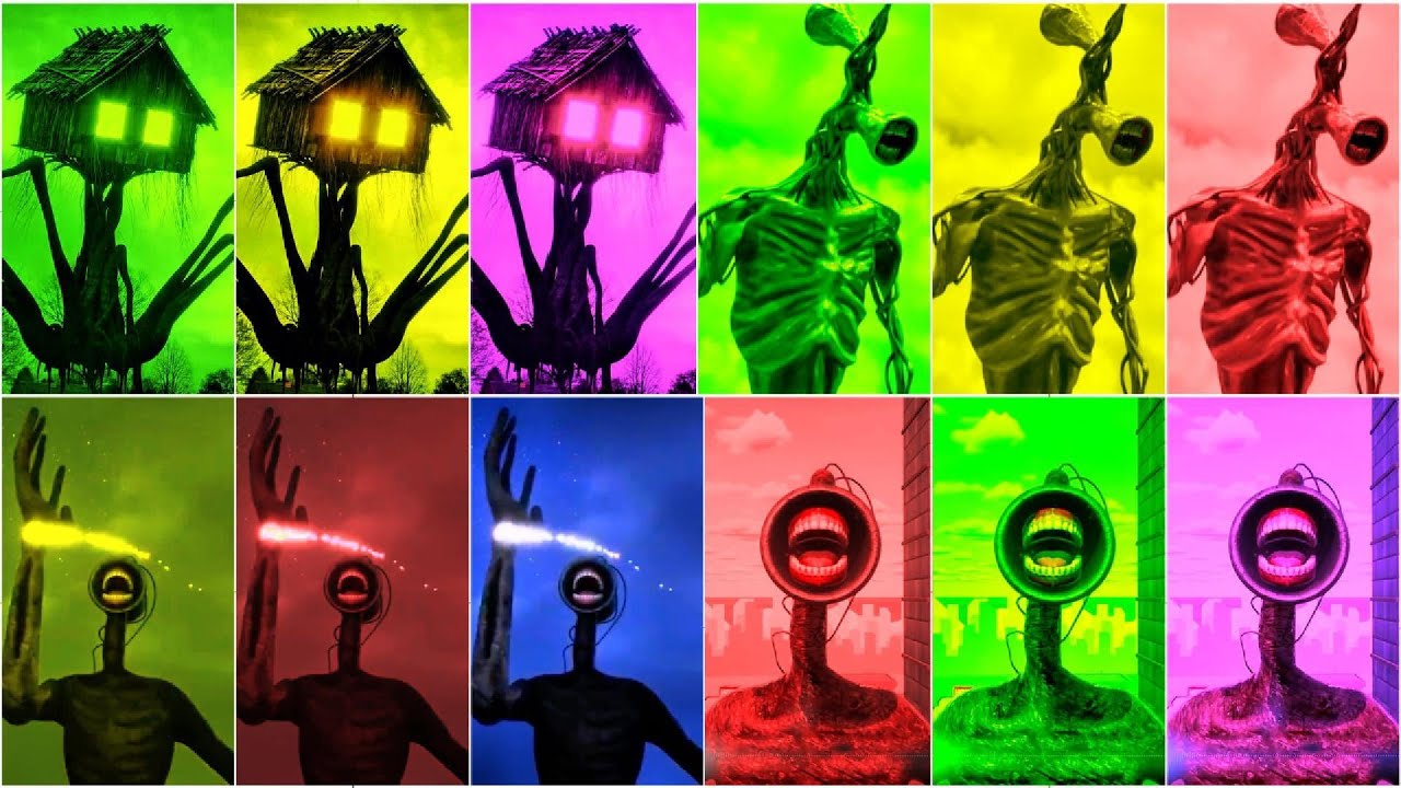 Siren head megamix coffin dance meme song cover siren head mega colour battle coffin dance