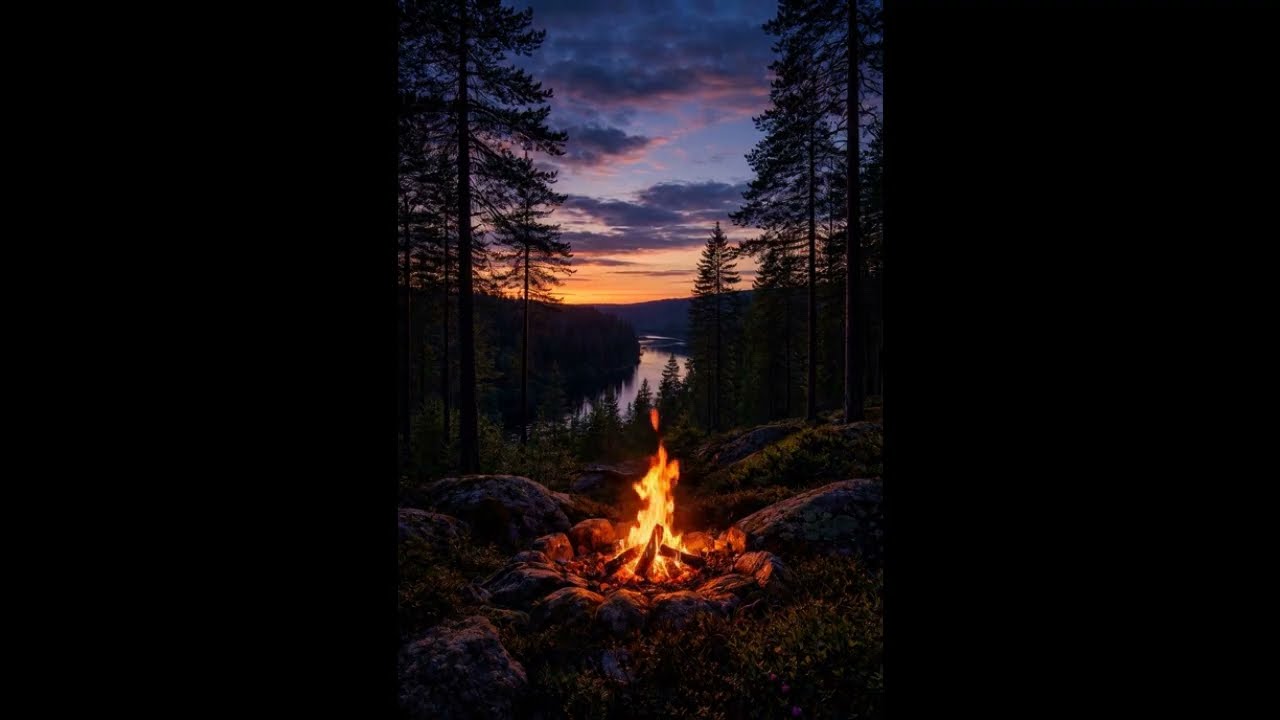 Karelian Sunset | Russian Frame Drum, Didgeridoo & Flute | Forest Meditation Ambience