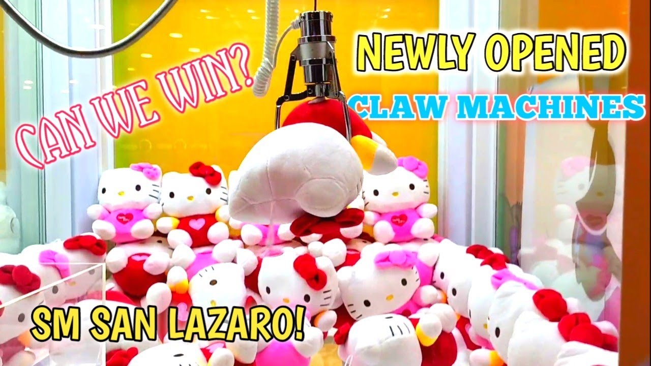 PLAYING CLAW MACHINE AT TOM'S WORLD SM SAN LAZARO