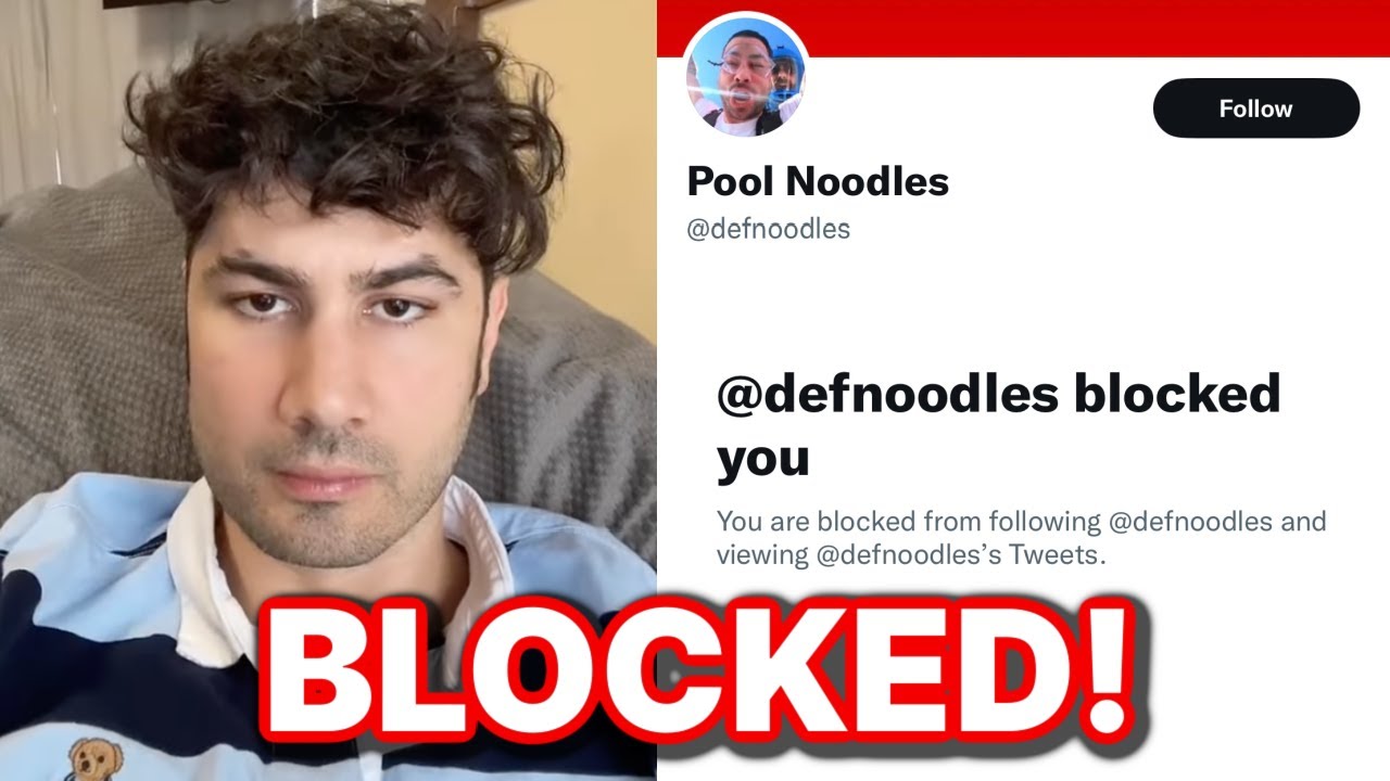 DEF NOODLES BLOCKED ME & EVERYONE ELSE! NOODLE BLOCKGATE 2022 BEGINS!